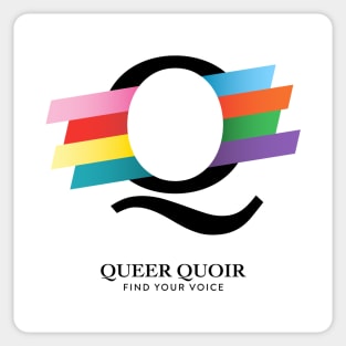 Queer Quoir - On White Sticker